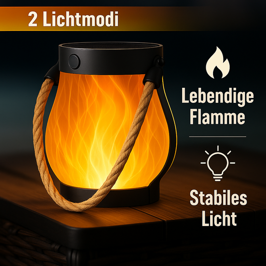 FlameGlow™ - Tanzende Flammen Solarlampe
