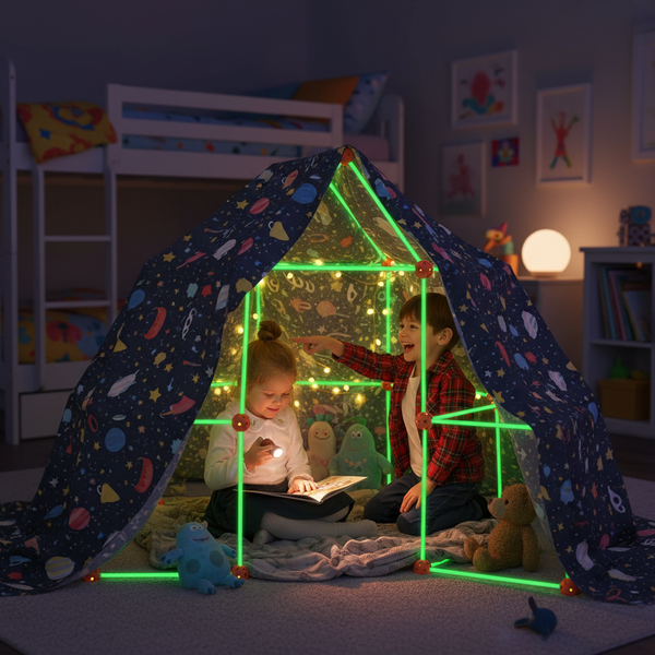 DreamFort™ - Das leuchtende Abenteuer-Bauset für Kinder