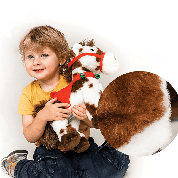 Animierter Plüschpferd Freund