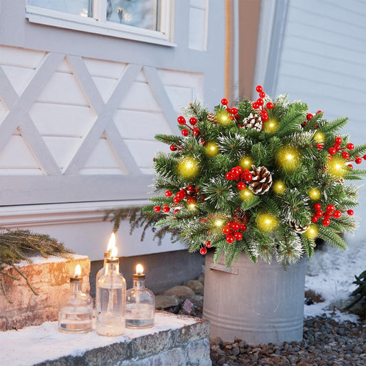 LumaPine™ – Leuchtender Weihnachtskranz