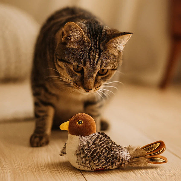 Plüschvogel Jagdspiel