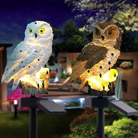 LumiOwl™ - Solarleuchte für Garten