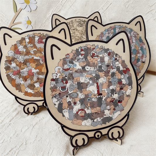 Purrzzle™ - Das kunstvolle Katzenpuzzle