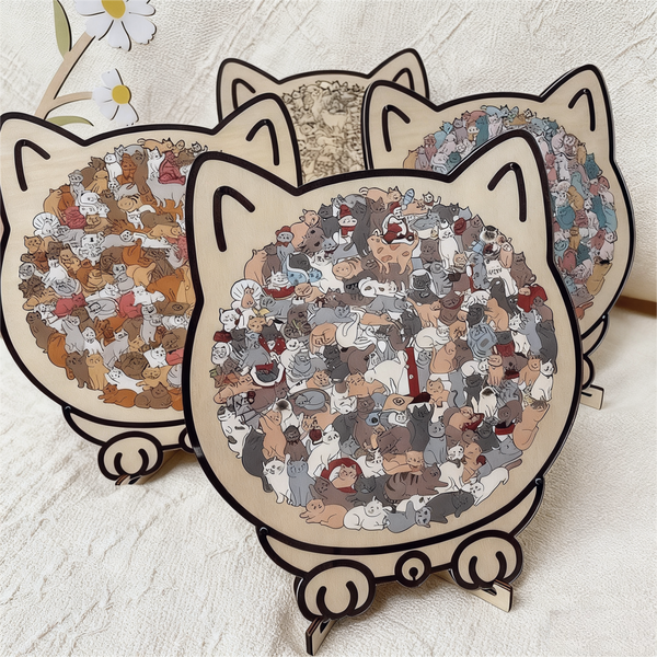 Purrzzle™ - Das kunstvolle Katzenpuzzle