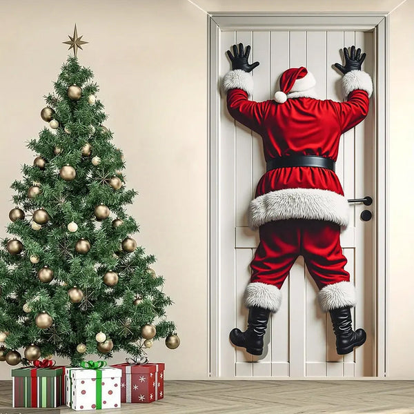 SantaEntry™ – Festlicher Türbanner